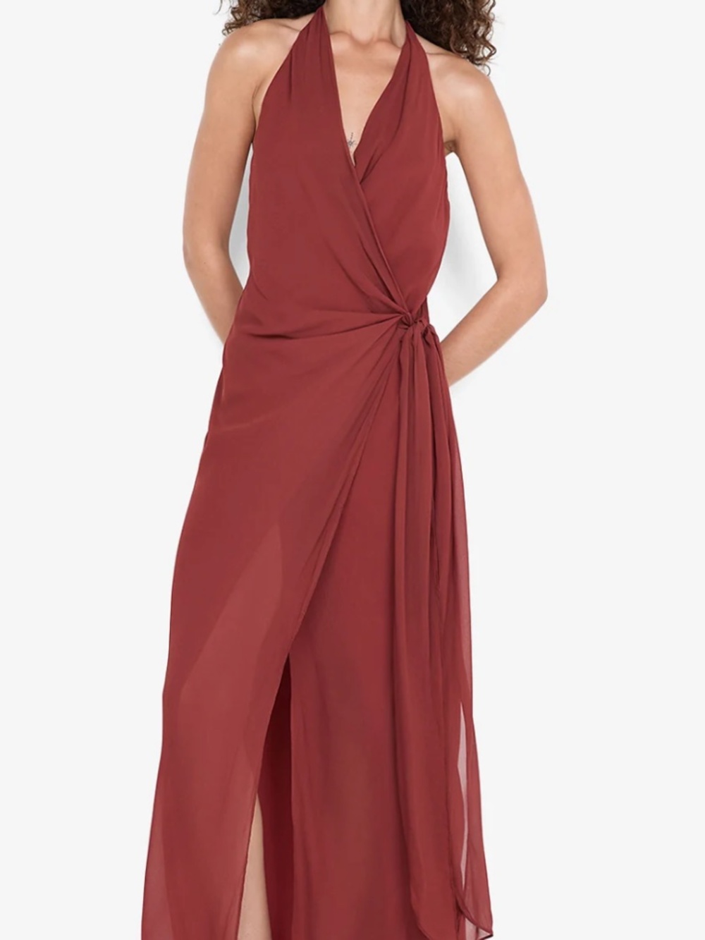 Bec + Bridge Soneva Wrap Dress - Rust